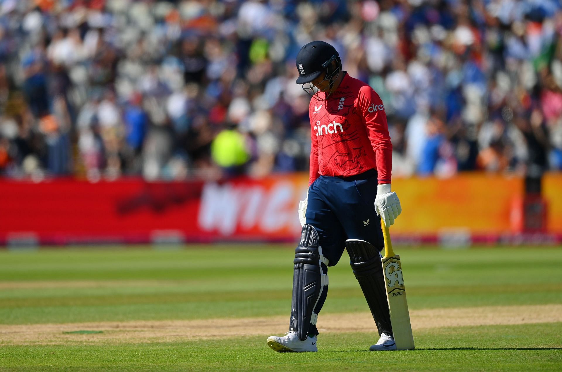 Jason Roy&#039;s woeful form continued as he was dismissed for a golden duck. (P.C.:Getty)
