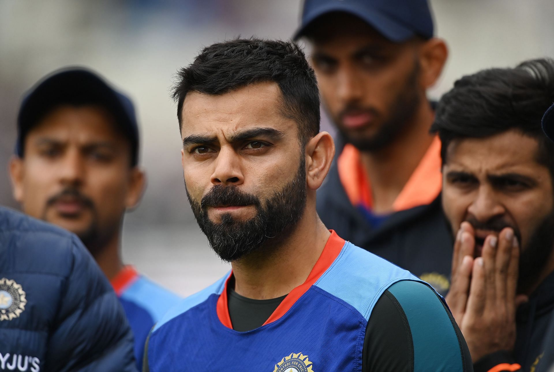 Virat Kohli scored one run in the second T20I against England at Edgbaston (Image: Getty)