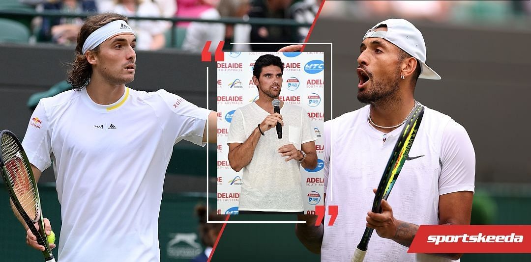 Mark Philippoussis shares his thoughts on Tsitsipas and Kyrgios drama
