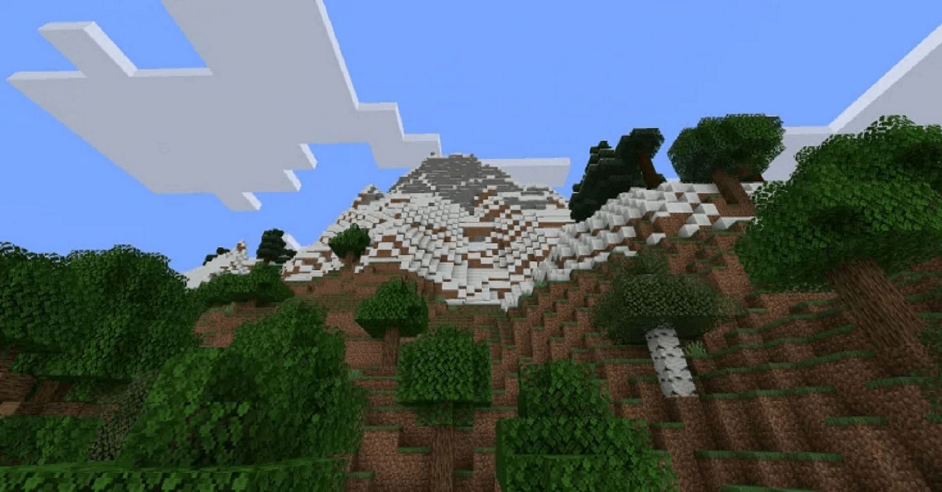 Players in this seed will have their pick of various biomes (Image via Mojang)