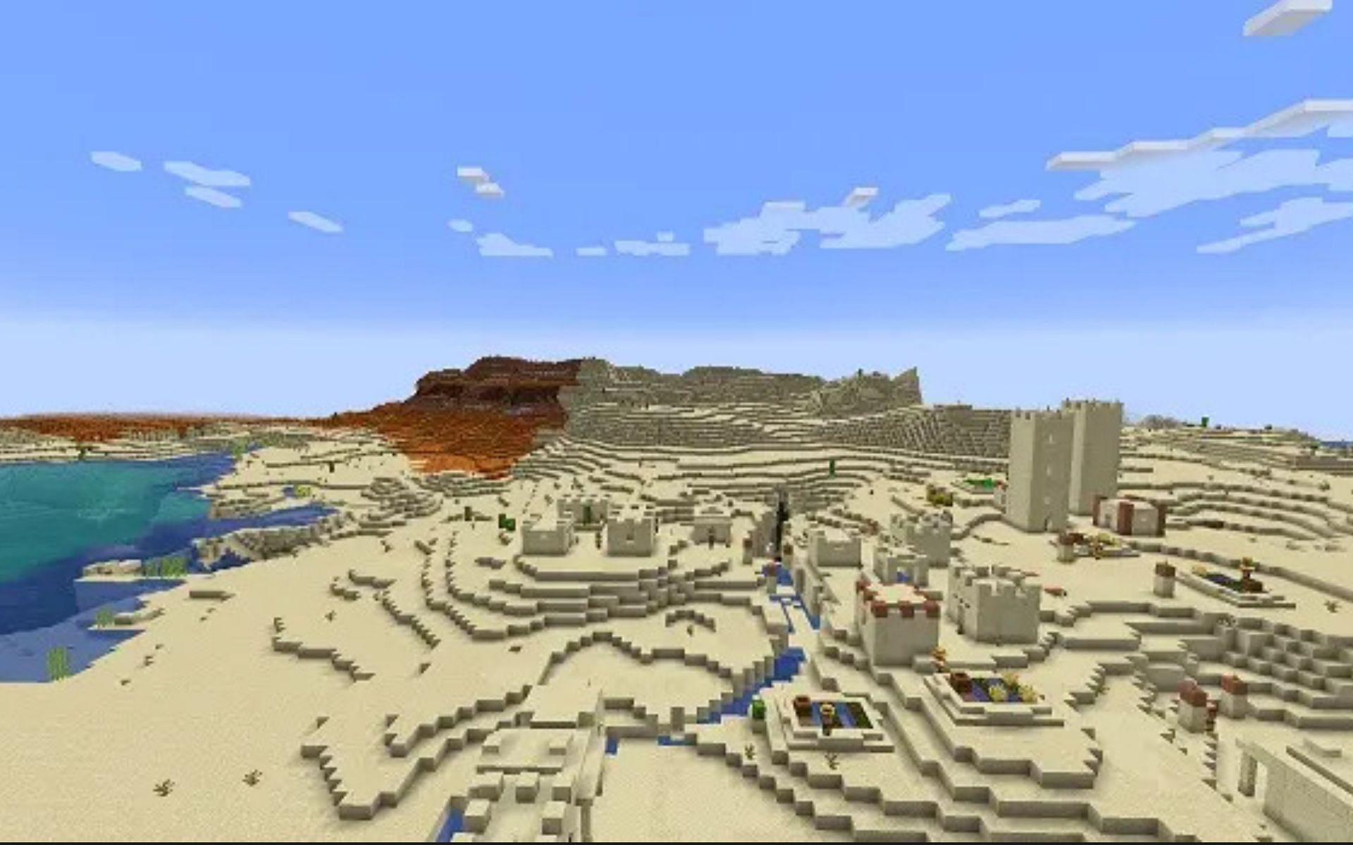 The Great Desert Seed (Image via Minecraft)