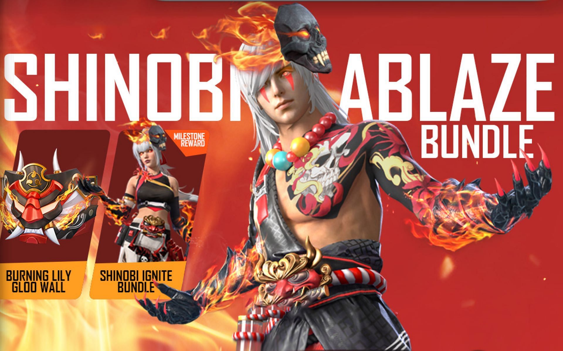 Shinobi Ablaze bundle is one of the rewards in the new event (Image via Garena)