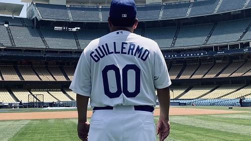 Guillermo from "Jimmy Kimmel Live!" tried out for the Los Angeles Dodgers.