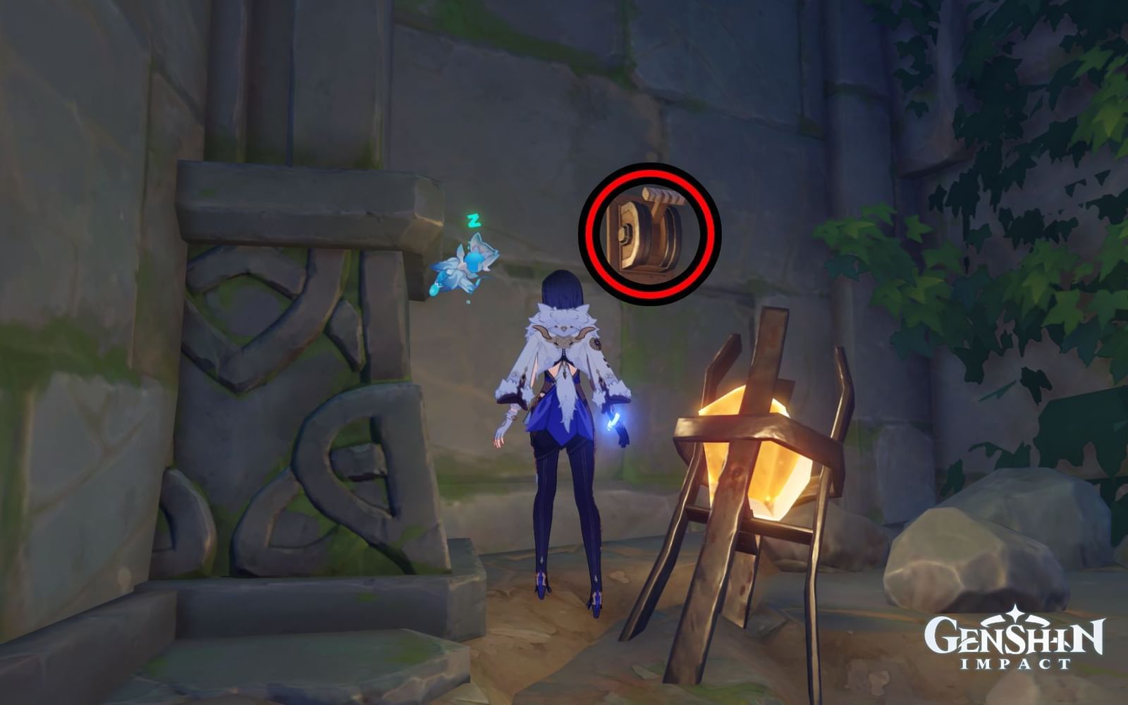 How to use the Sea Salt Crusted Key in Genshin Impact Golden Apple