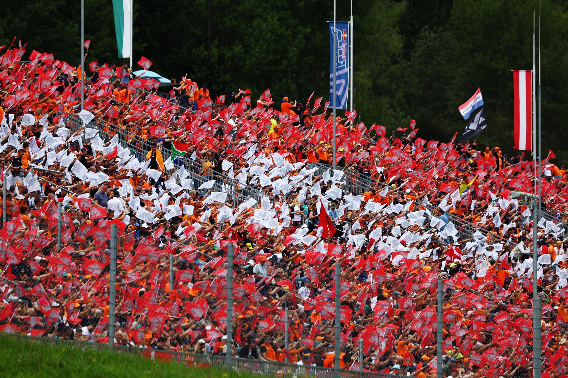 Fans came out in huge numbers to support Max Verstappen