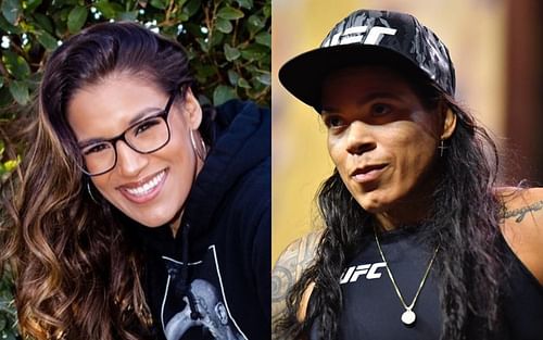 Julianna Pena (L) and Amanda Nunes (R) (via @venezuelanvixen and @amanda_leoa on Instagram)