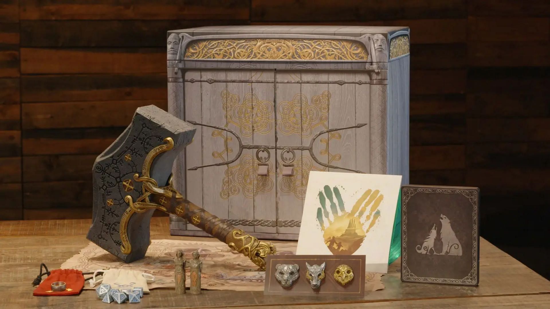 Behold the Mjolnir in God of War Ragnarok (Image via PlayStation)