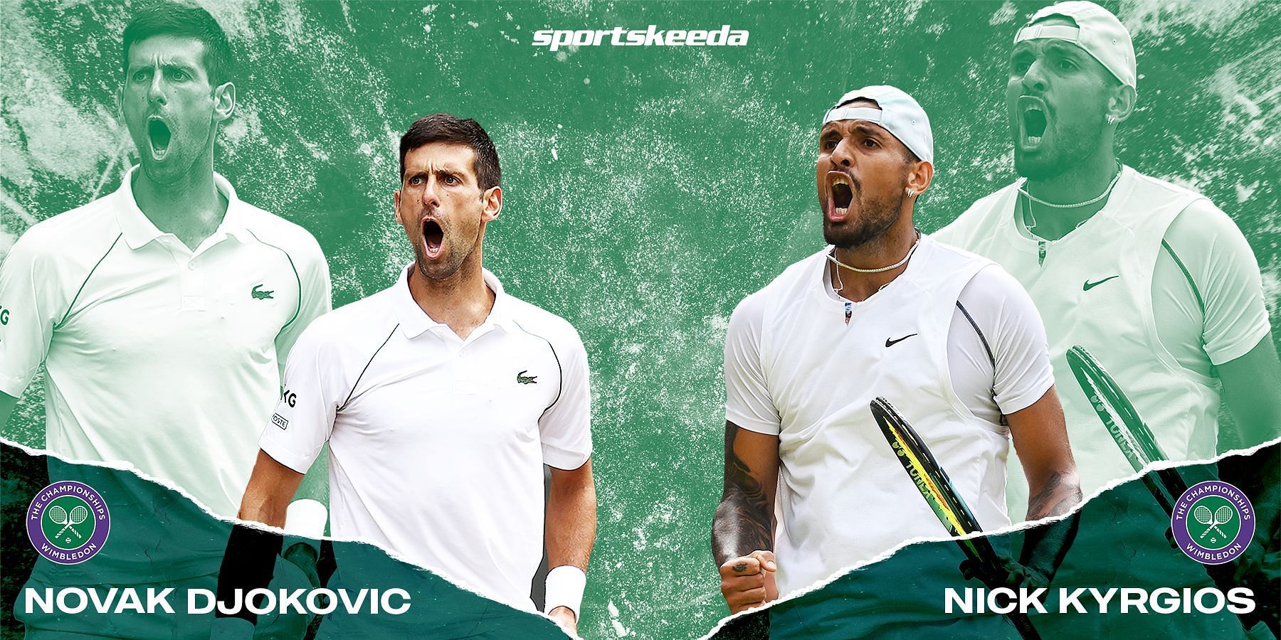 Novak Djokovic will meet Nick Kyrgios in the Wimbledon final