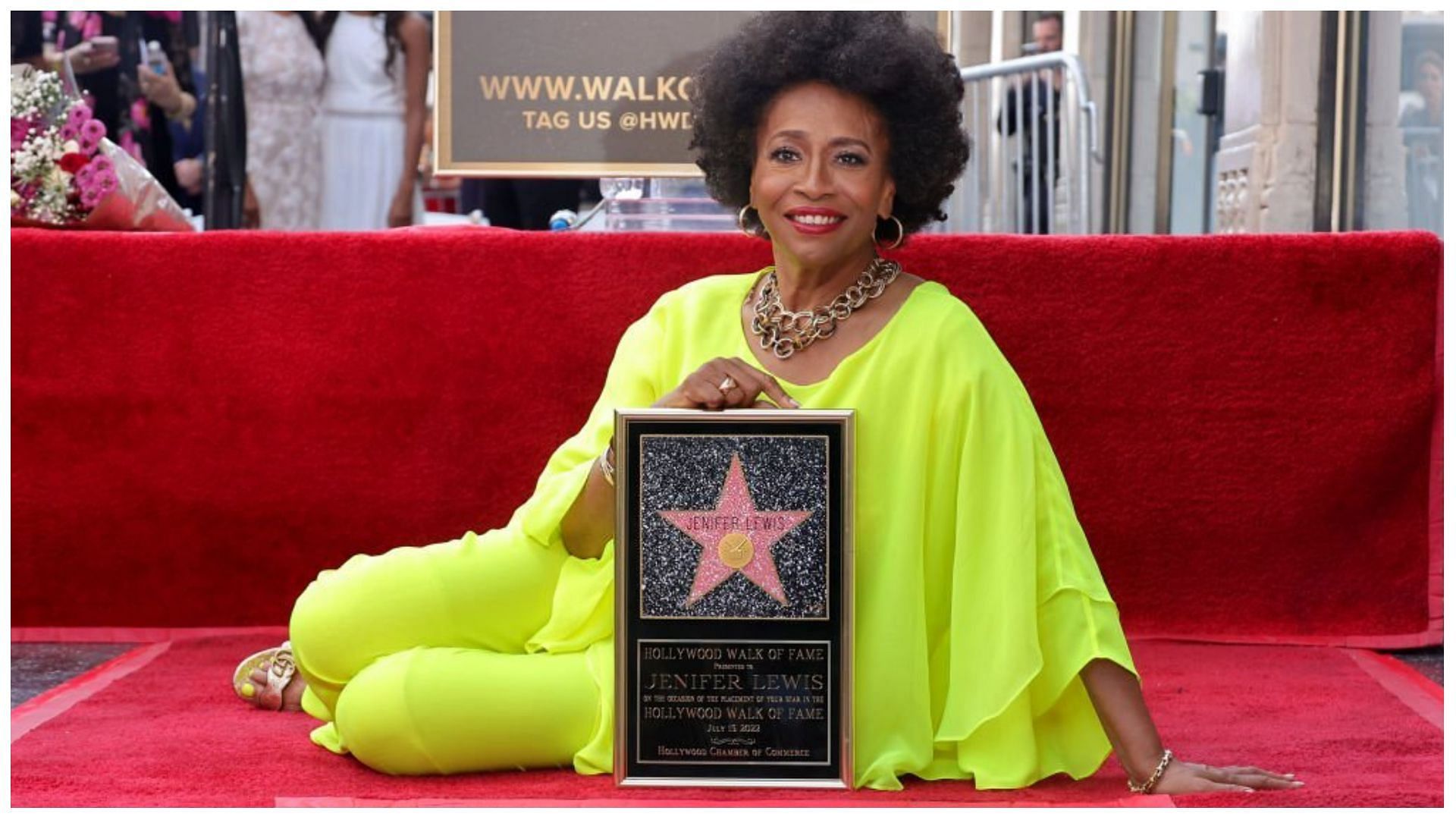 Jenifer Lewis received a star on Hollywood Walk of Fame (Image via Matt Winkelmeyer/Getty Images)