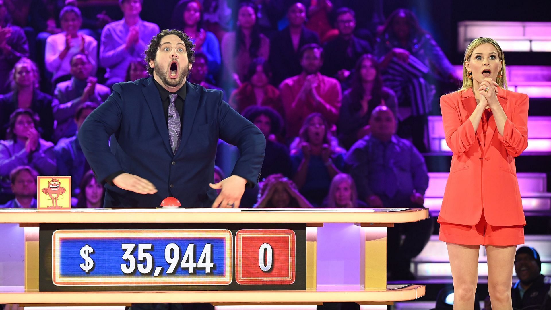 Zach falls short of becoming a millionaire on Press Your Luck (Image via tvpressyourluck/Instagram)