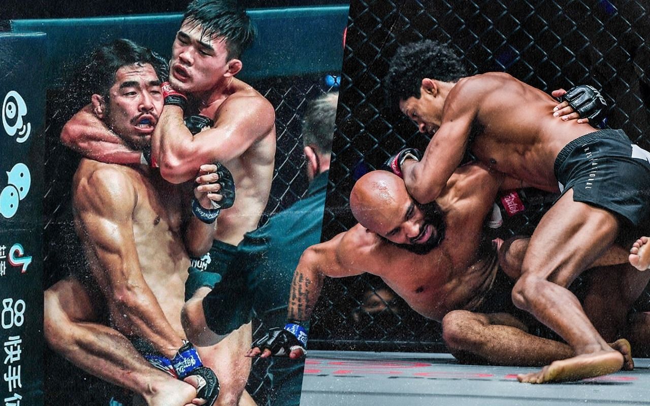Christian Lee and Ok Rae Yoon (L) headlines ONE 160 while Demetrious Johnson and Adriano Moraes (R) will be the featured matchup of ONE 161.