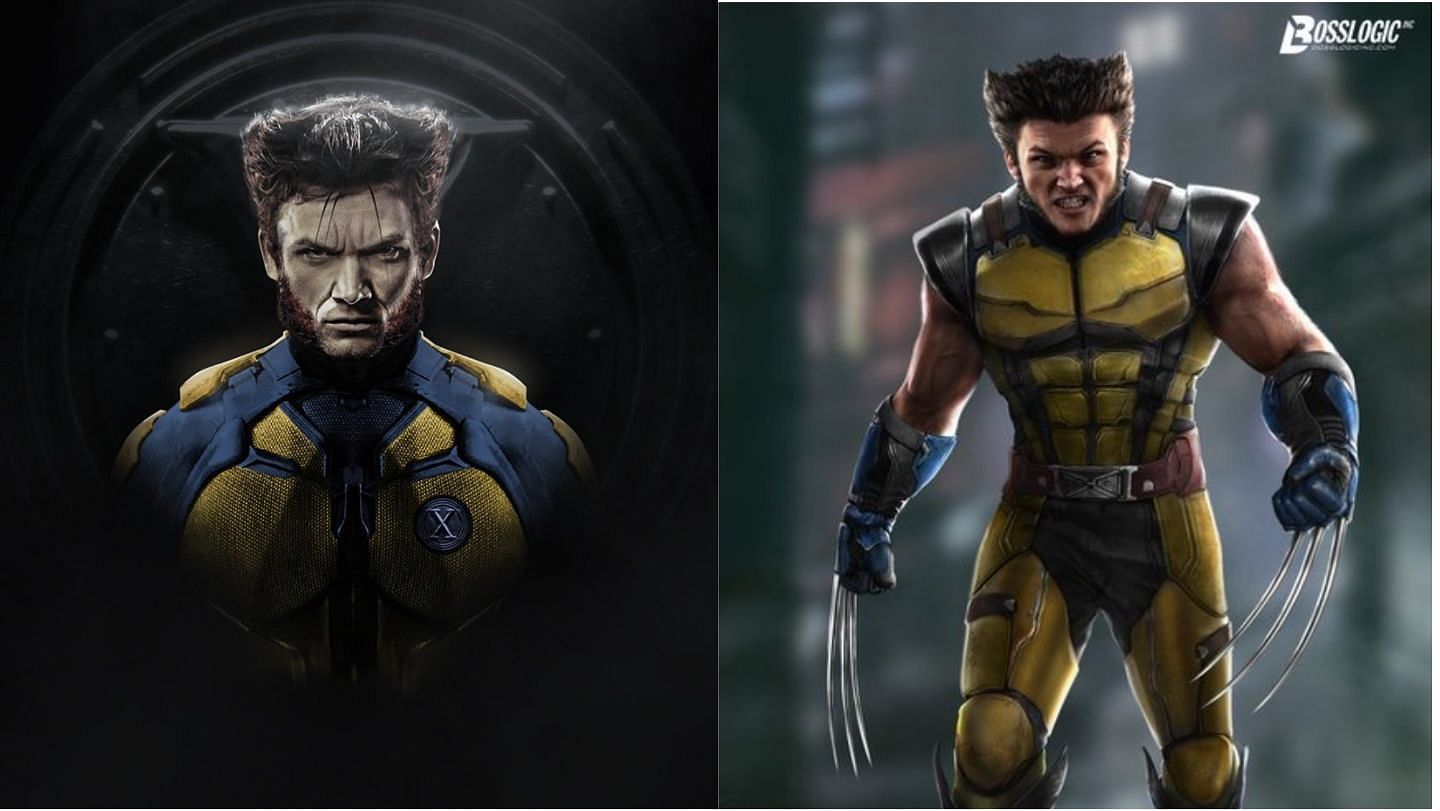 Fans&#039; interpretation of Taron Egerton as Wolverine (Image via BossLogic/Twitter)