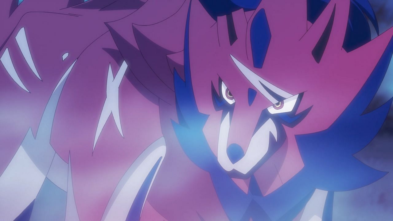 Zamazenta as it appears in the anime (Image via The Pokemon Company)