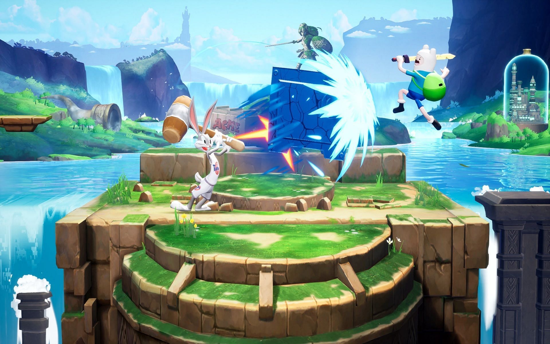 Bugs and Finn the Human battling (Image via Player First Games)