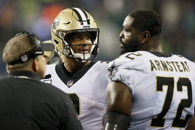 WATCH: Saints players go silent at party after Jameis Winston shoots daggers