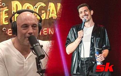 Joe Rogan (left), Andrew Schulz (right) [Images courtesy of Powerful JRE on YouTube & @andrewschulz on Instagram]