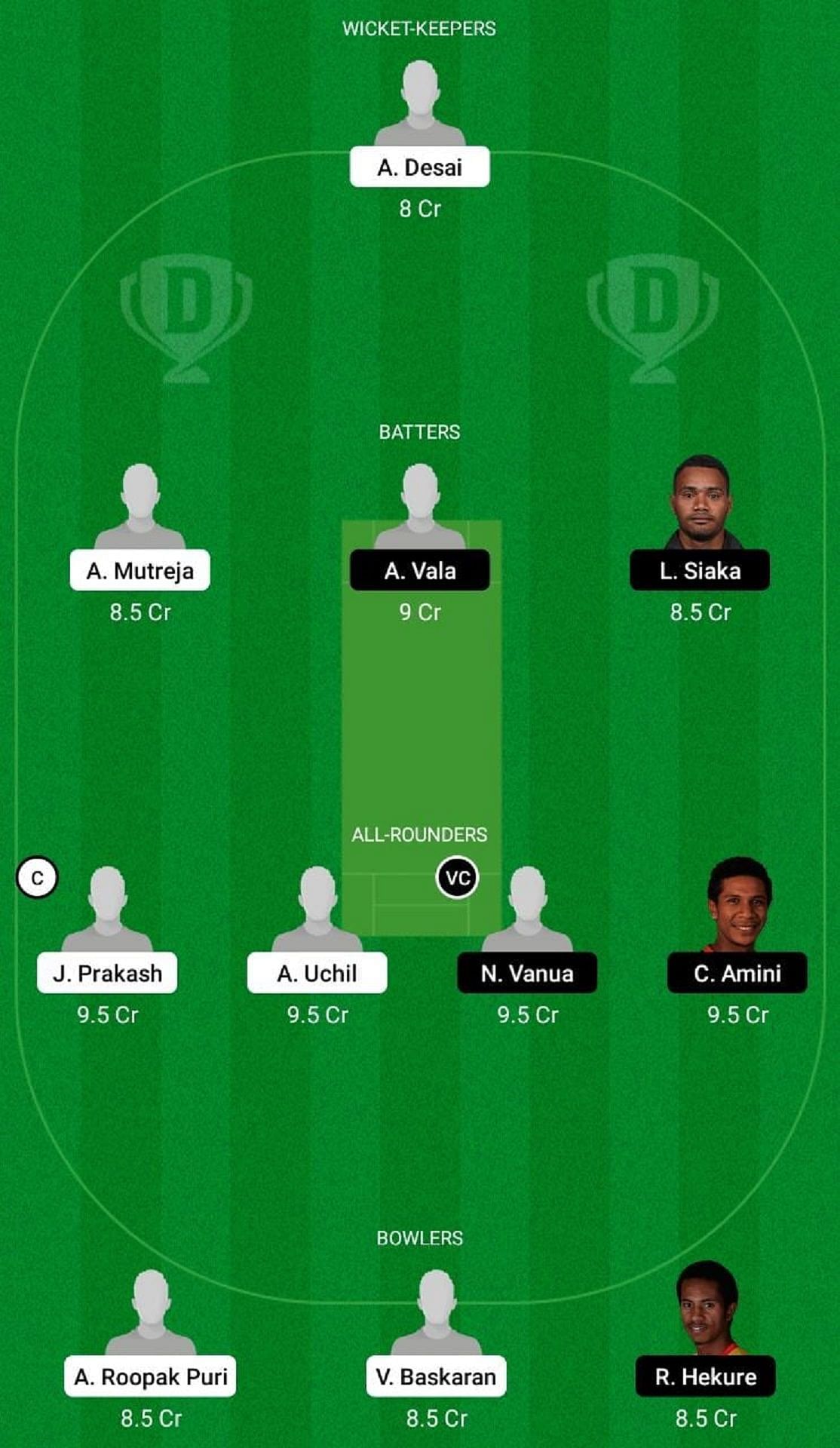 SIN vs PNG Dream11 Fantasy Suggestion #1 - 2nd T20I.