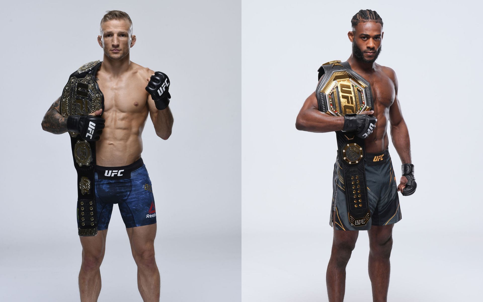 TJ Dillashaw (left) and Aljamain Sterling (right)