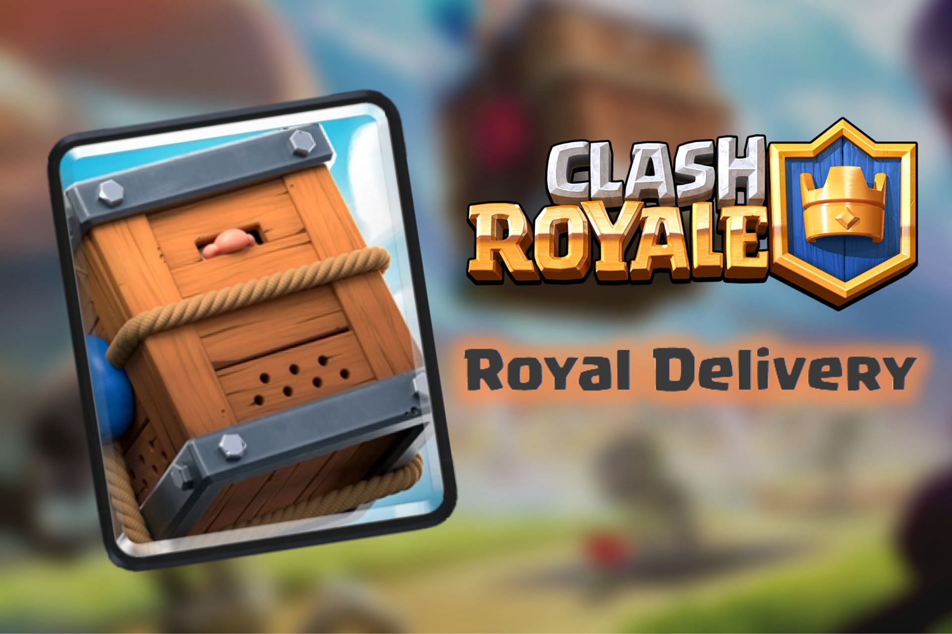 Royal Delivery Drop Challenge in Clash Royale (Image via Sportskeeda)