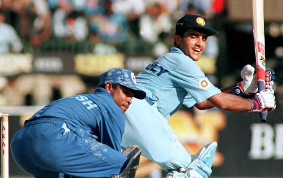 सौरव गांगुली ने सचिन तेंदुलकर के साथ पहले विकेट के लिए रिकॉर्ड 252 रनों की साझेदारी निभाई थी (Photo - TOI)