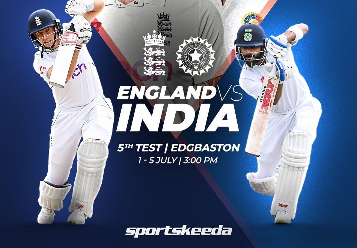 India vs England, 5th Test Toss result and match players list, teams
