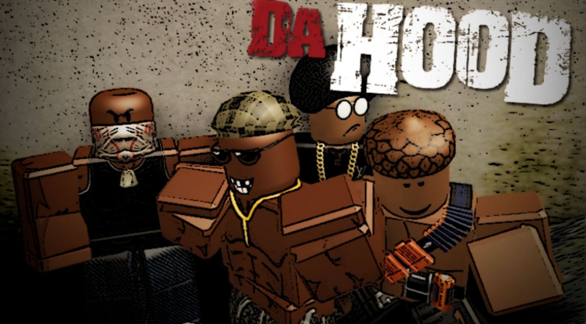 Experience the gangster drama in Da Hood (Image via Roblox)