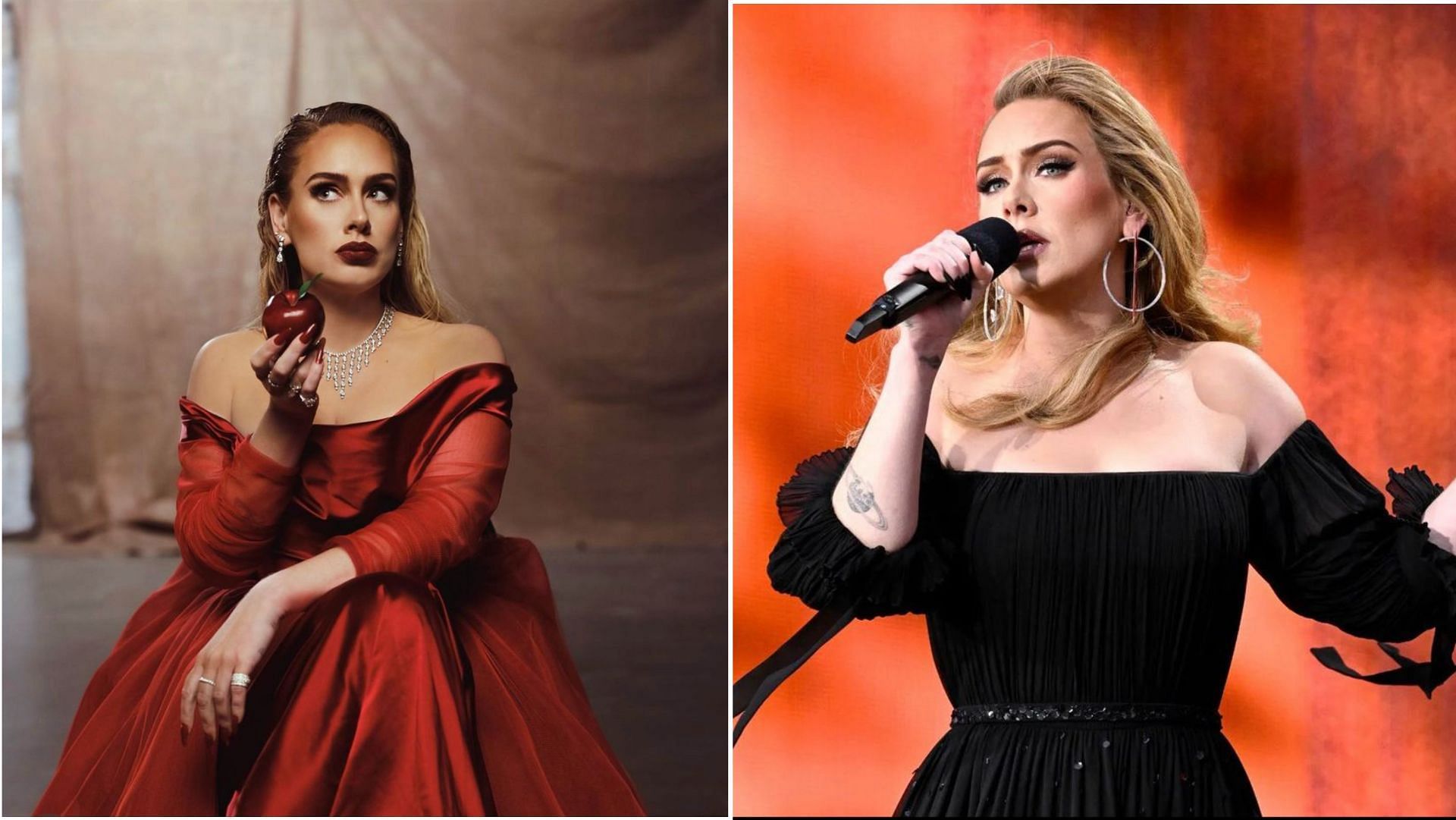 Secret behind Adele&#039;s weight loss journey. (Image by @adele and @adkins_adele.mx via Instagram)