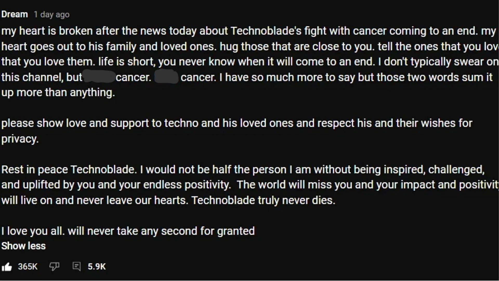 Technoblade never dies -  pays tribute to Minecraft legend  Technoblade, fans share their love