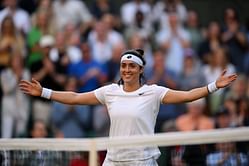 Ons Jabeur rallies past Marie Bouzkova at Wimbledon to become the first Arab or North African player to reach a Grand Slam semifinal