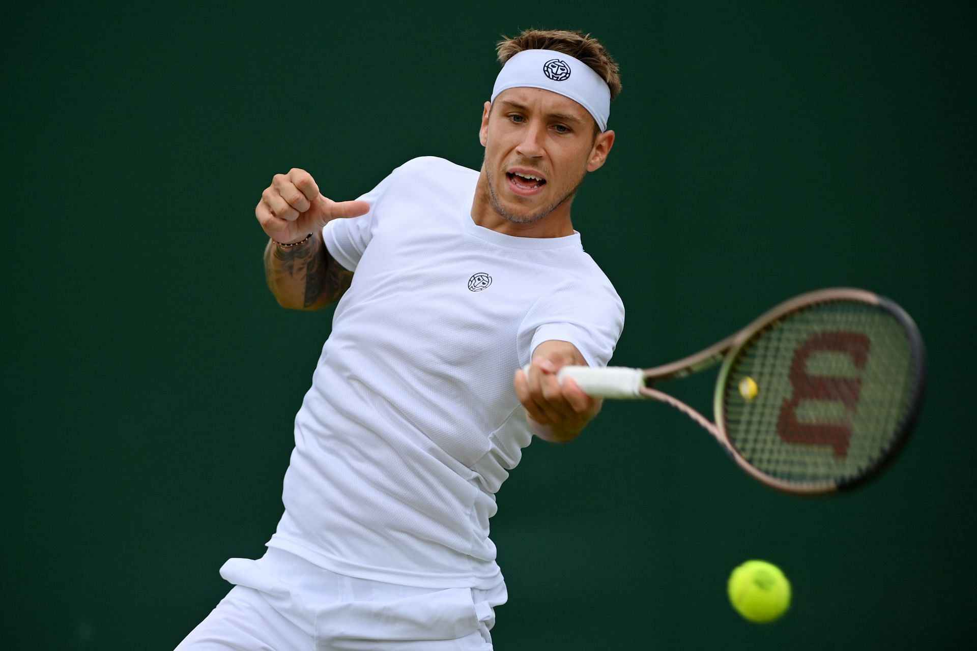 Alex Molkan na majstrovstvách sveta vo Wimbledone 2022