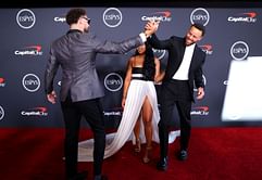 "Proud husband of Ayesha Curry... Proud daddy of the Boston Celtics" - Behind-the-scenes clip reveals hilarious intro Kevin Hart wanted Steph Curry to use at ESPYs