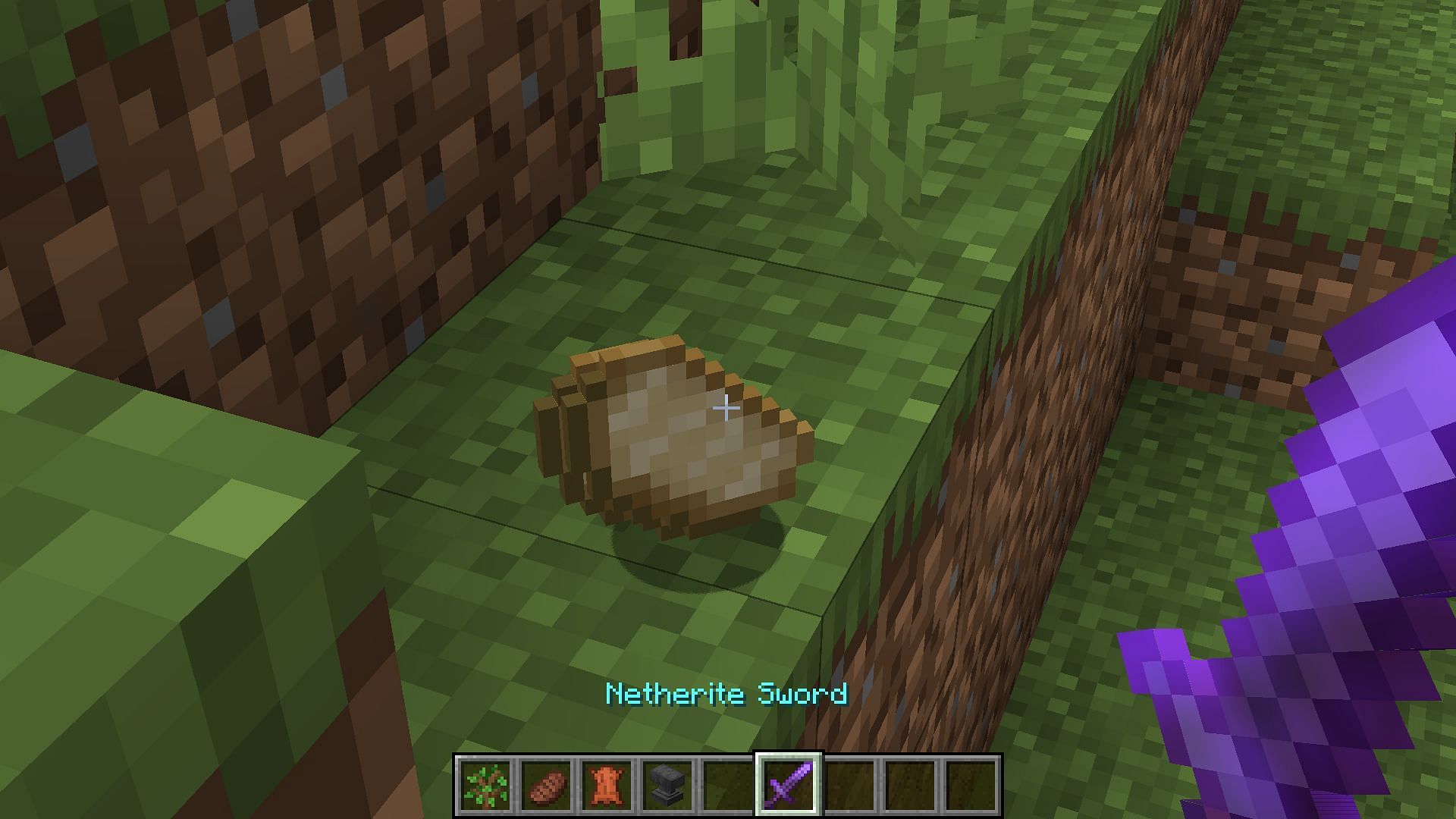 Cerdo tirando chuleta de cerdo cocida al morir (Imagen a través de la actualización de Minecraft 1.19)