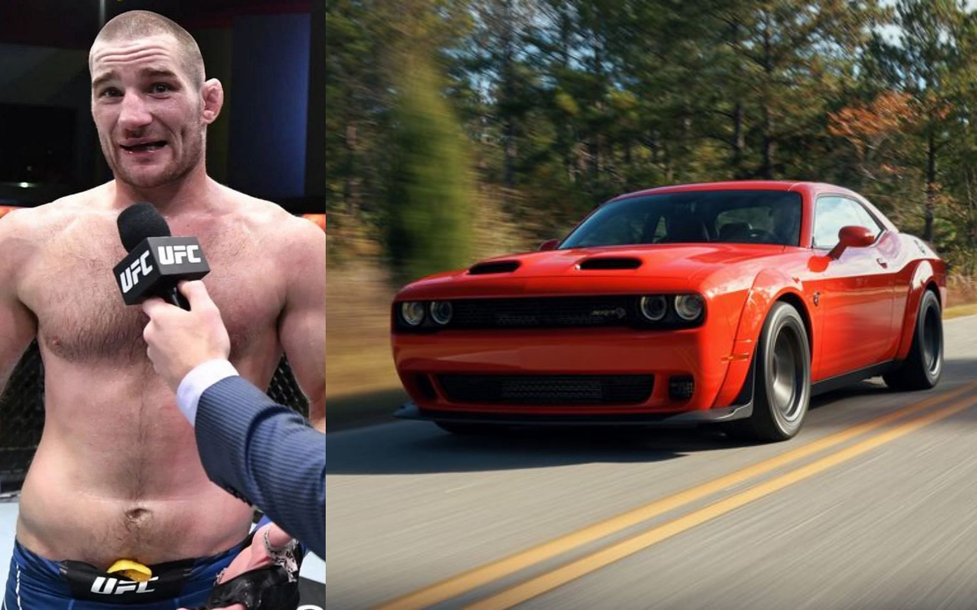 Sean Strickland reveals why he couldn&#039;t buy a Dodge Hellcat [Car image via caranddriver.com]