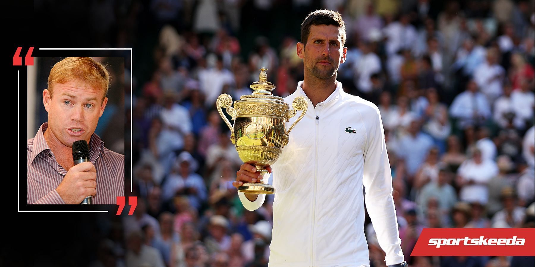 Mark Petchey praised Novak Djokovic&#039;s composure during the Wimbledon final