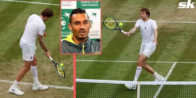 "If it was me, I would be accused of tanking and get fined a minimum of 15 thousand pounds" - Nick Kyrgios on Alexander Bublik's underarm serves in Wimbledon 3R