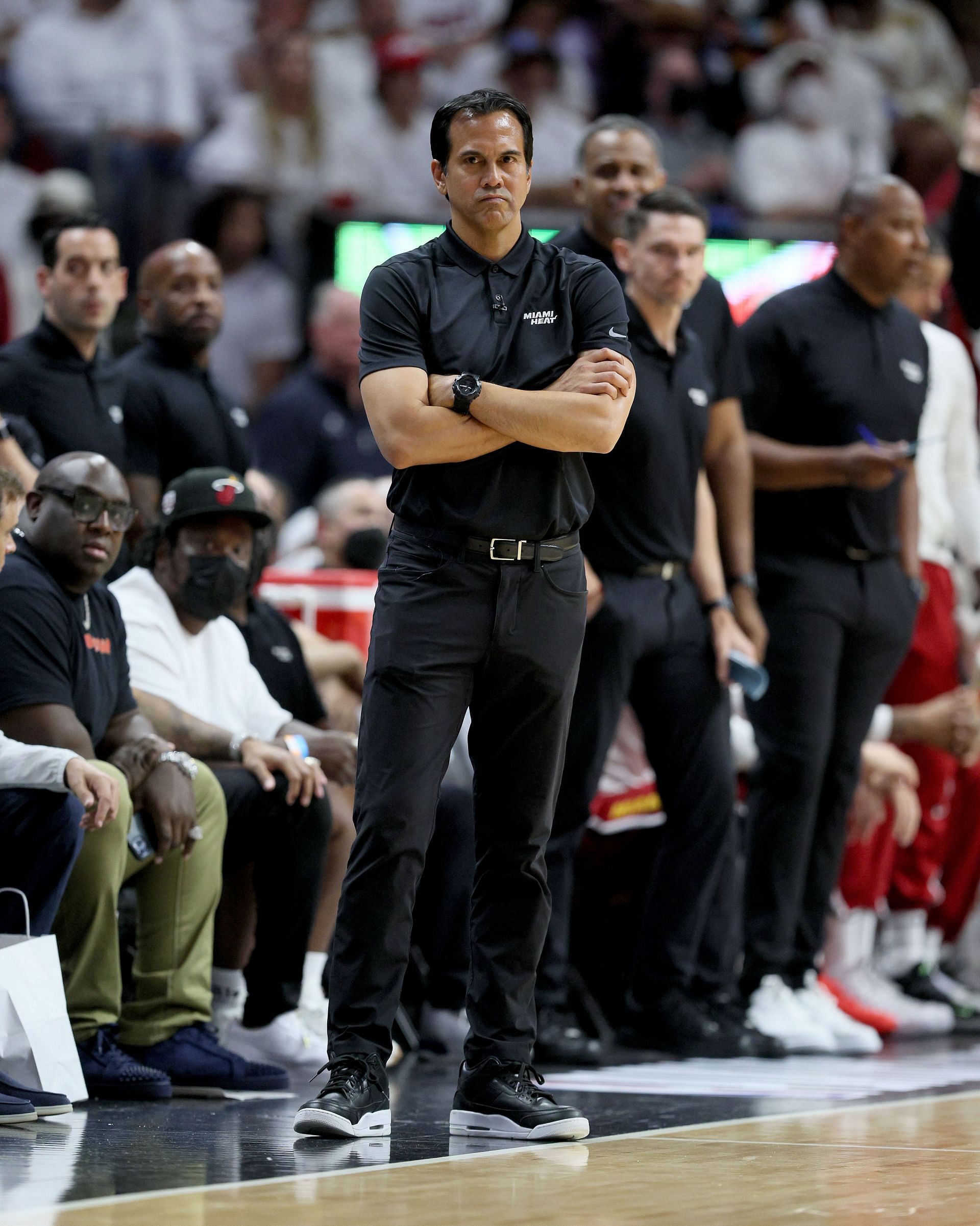 Miami Heat coach Erik Spoelstra.