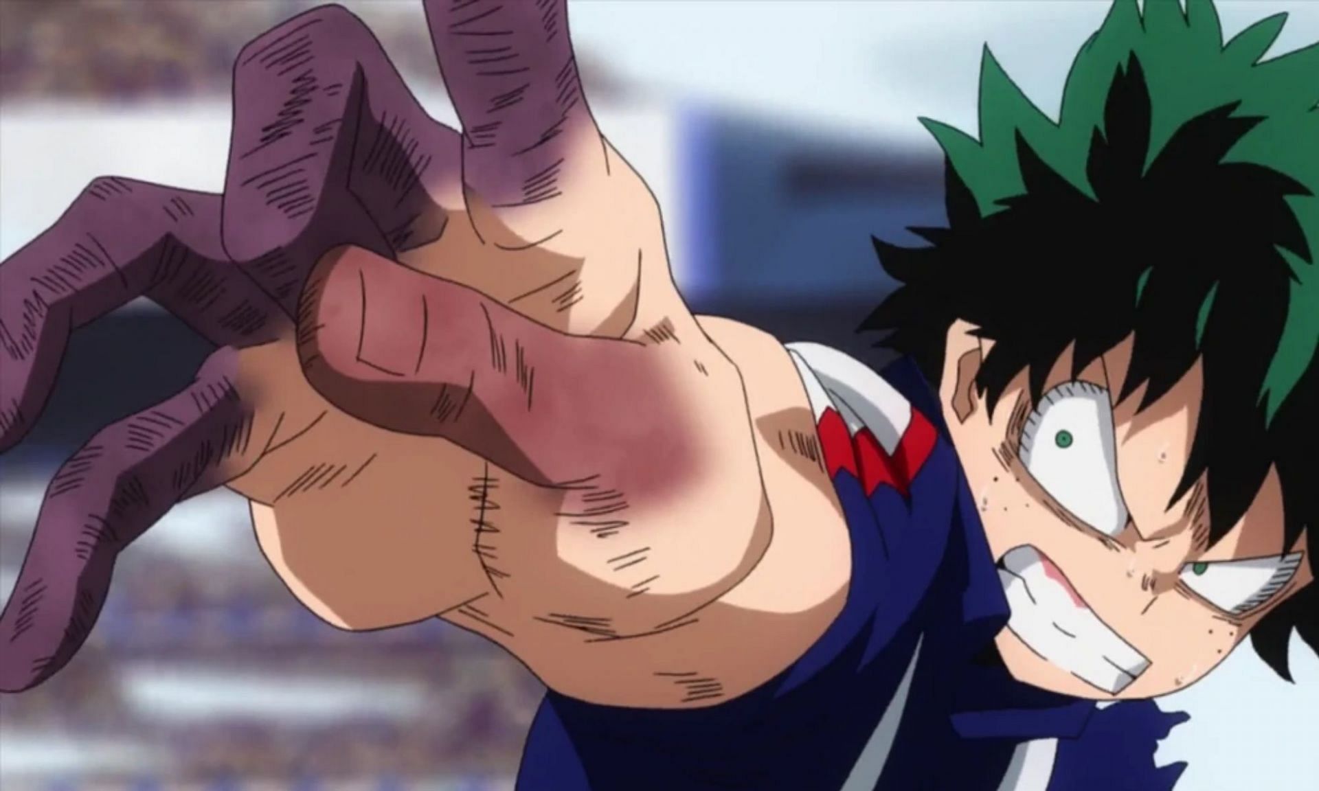 Deku fights like a fierce animal (Image via My Hero Academia / Shueisha / Studio Bones)