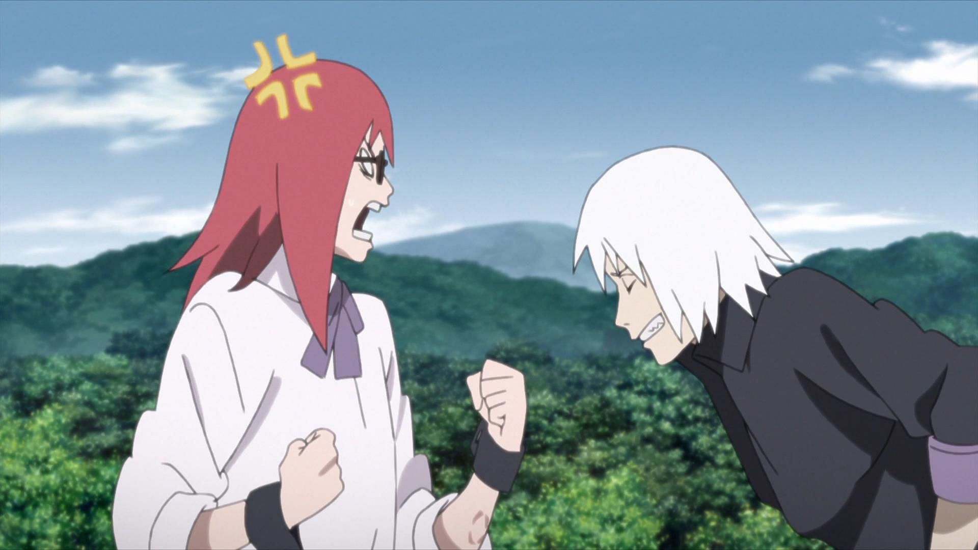 Karin and Suigetsu understand each other perfectly (Image via Masashi Kishimoto/Shueisa, Viz Media, Boruto: Naruto Next Generations)