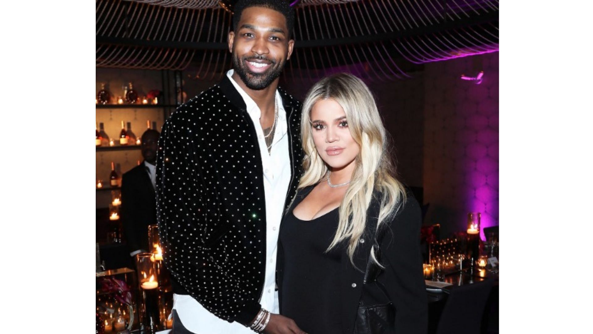 Tristan Thompson with Khloe Kardashian [Image Credits: US Weekly]