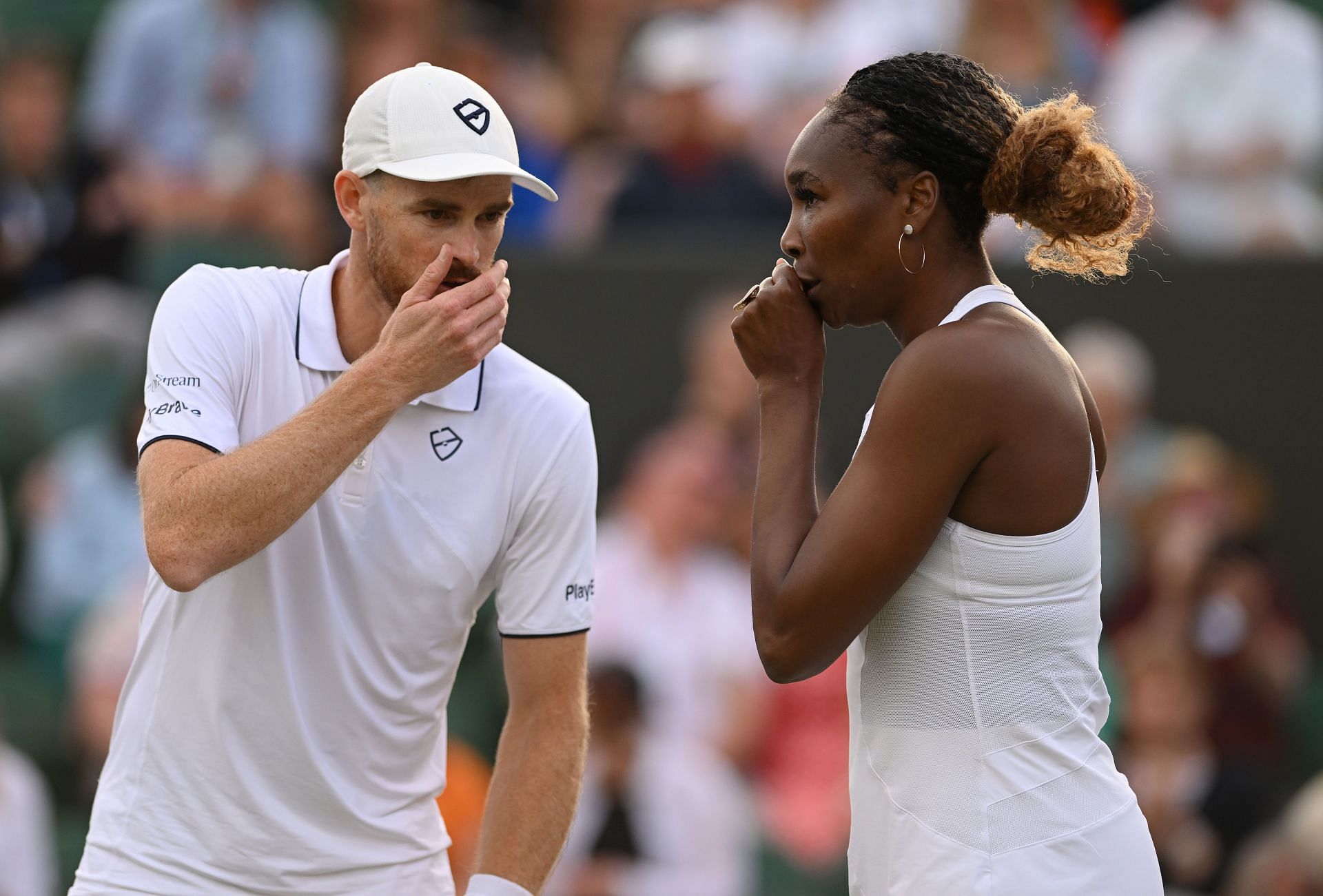 Venus Williams partnered Jamie Murray in the mixed doubles tournament at Wimbledon