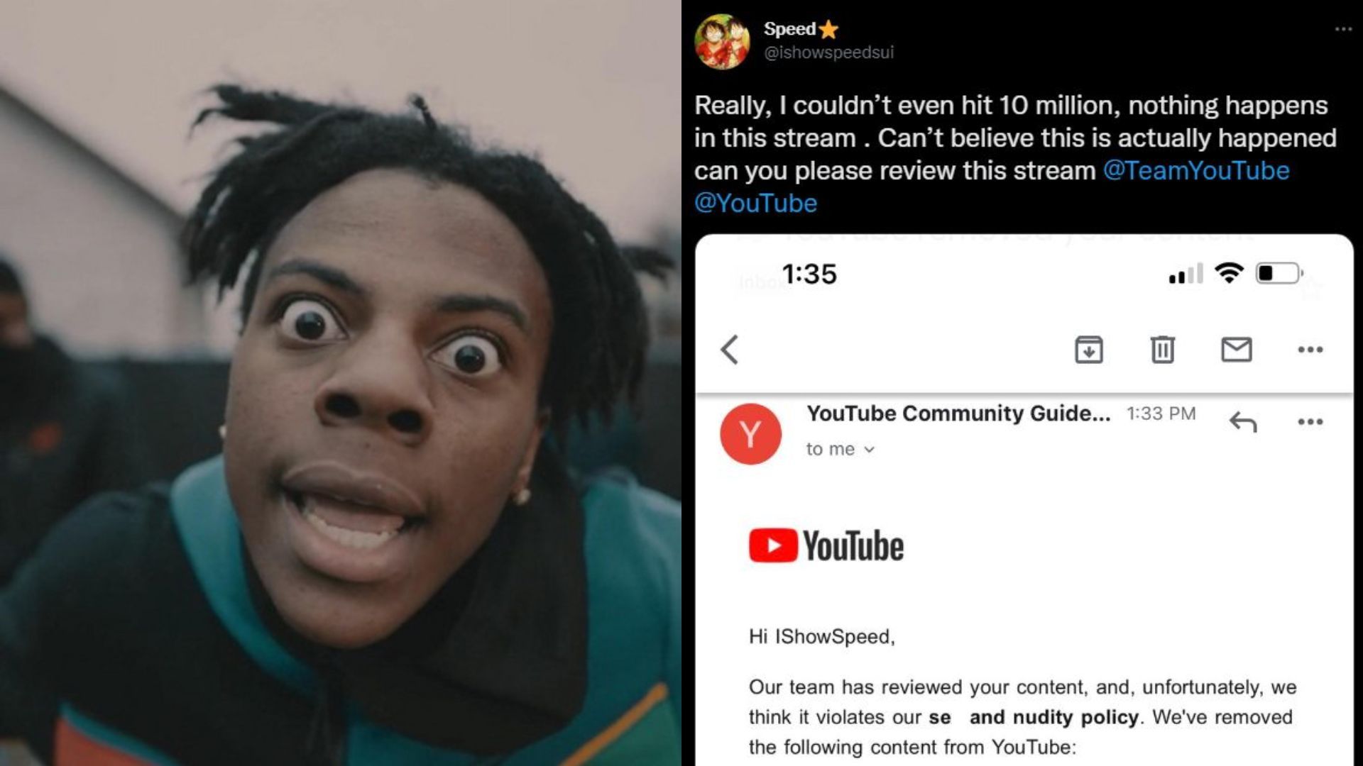 IShowSpeed's Twitch ban suddenly uplifted following permanent suspension: What we know so far