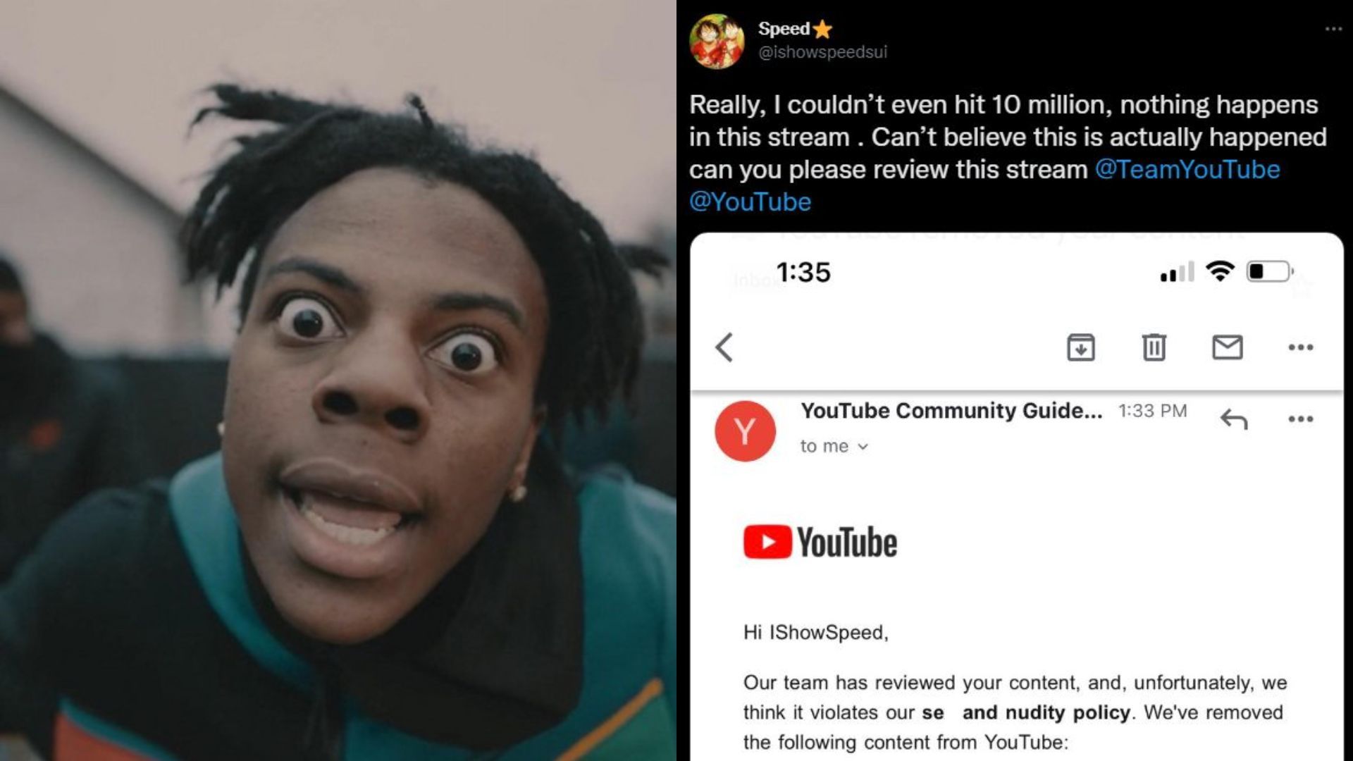 Twitch reinstates the account of iShowSpeed, ending a ban that lasted  nearly two years - Tubefilter