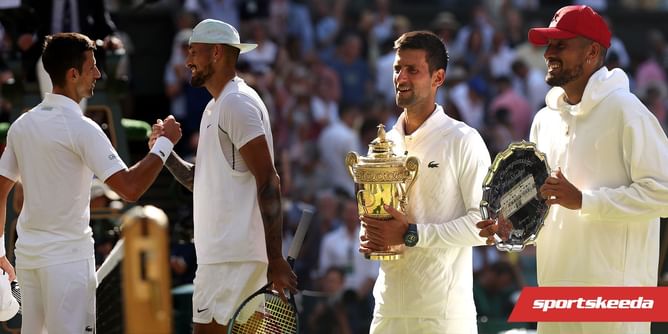 Novak Djokovic-Nick Kyrgios Wimbledon final averaged 2.24 million viewers on ESPN, up 44% from 2021 final