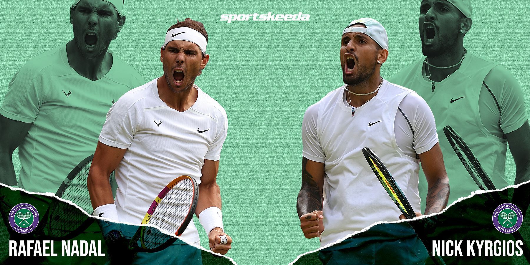 Rafael Nadal will take on Nick Kyrgios in the semifinals of Wimbledon