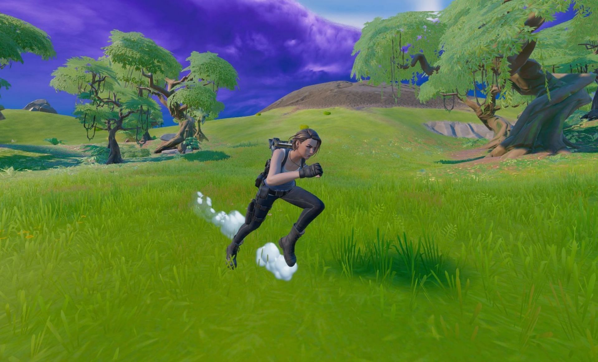 Sprinting is required to bust down a door (Image via Epic Games)