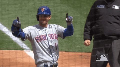 Happy 4th of July. Love how the score matches the date!! THE MOST  PATRIOTIC TEAM IN BASEBALL - New York Mets fans celebrate victory over  Cincinnati Reds with a very fitting scoreline