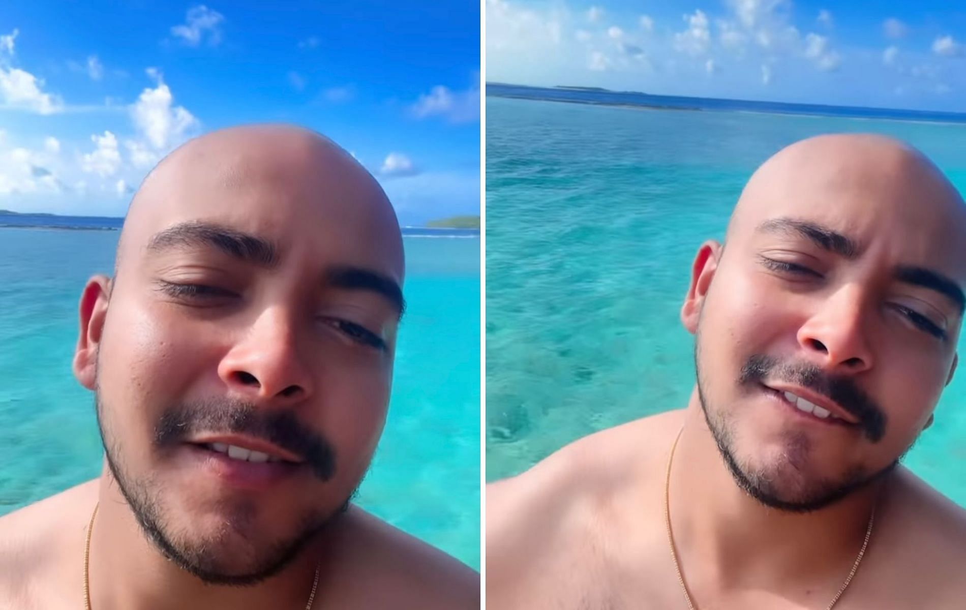 Prithvi Shaw is currently holidaying in Maldives. (Pics: Instagram)