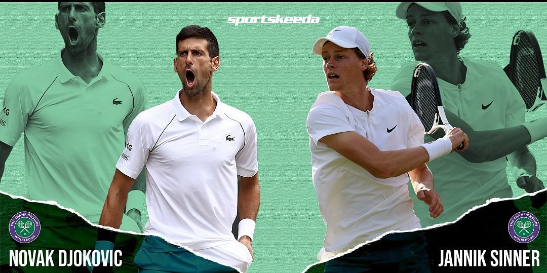 Novak Djokovic will take on Jannik Sinner in the quarterfinals at Wimbledon