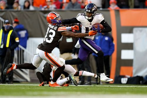 Baltimore Ravens wide receiver Rashod Bateman