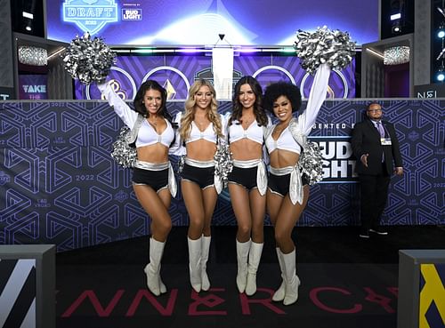 Cheerleaders at 2022 NFL Draft - Rounds 2-3